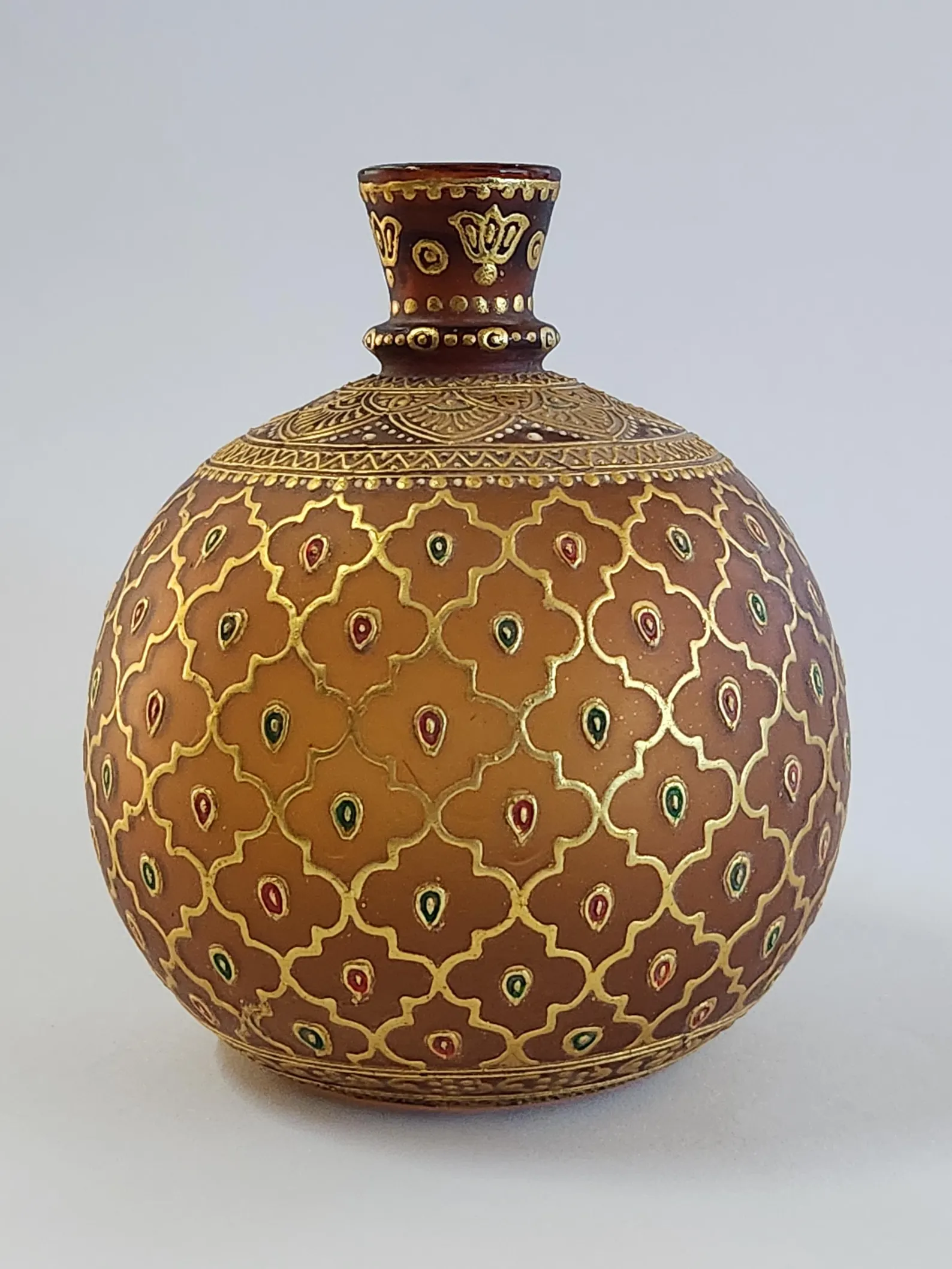 Mughal handmade glass hookah base
